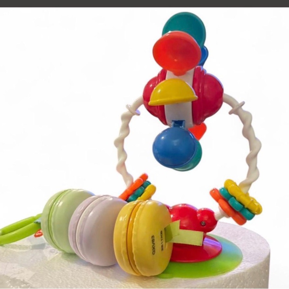 Colorful Baby replacement Rattles  for a walker or toddler seat Toy